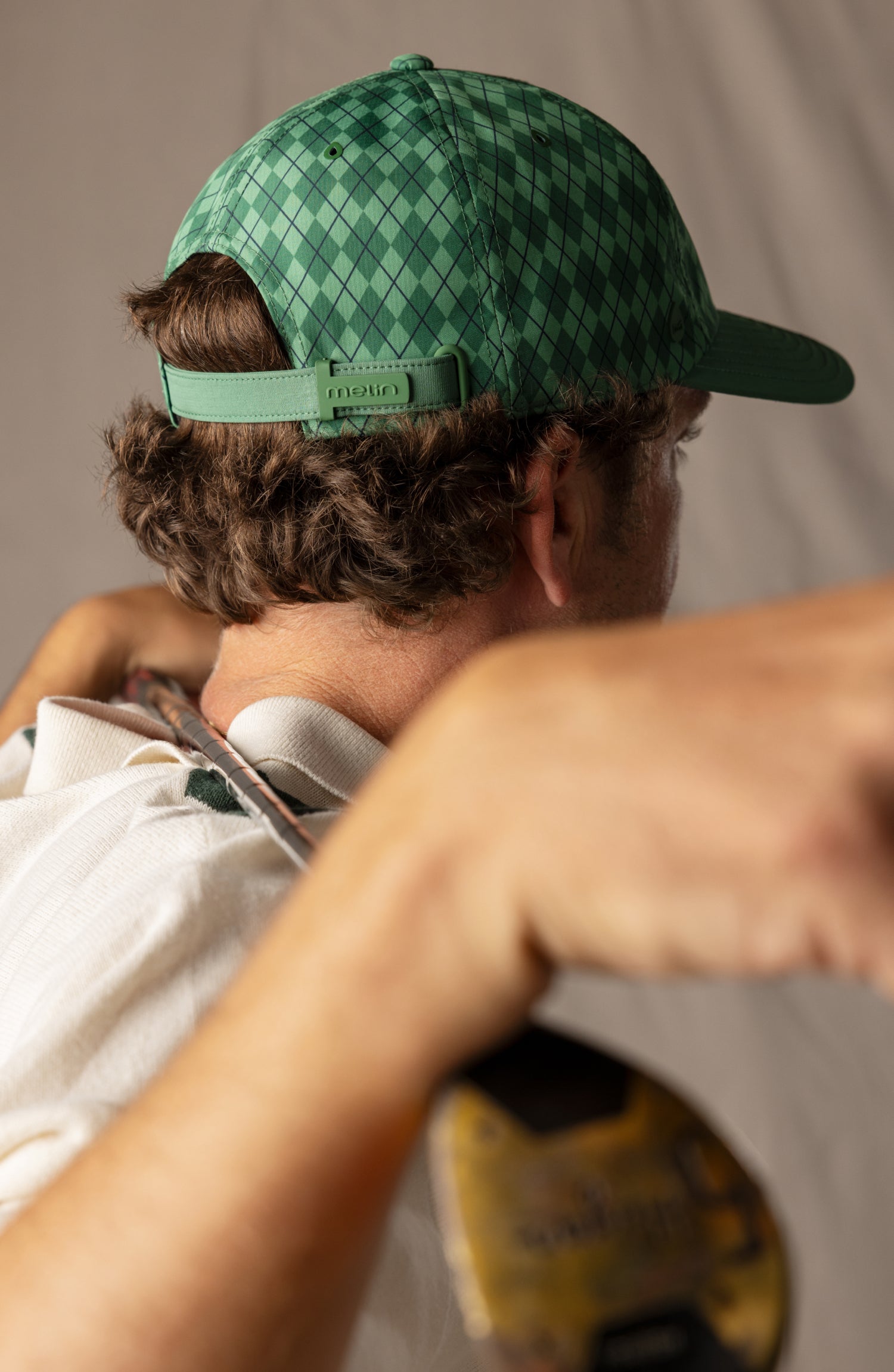 Close-up view highlighting product technology and design features